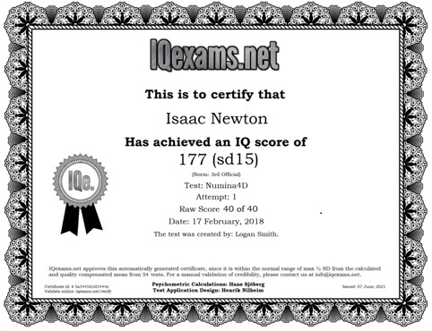 IQexams IQ_Certificate